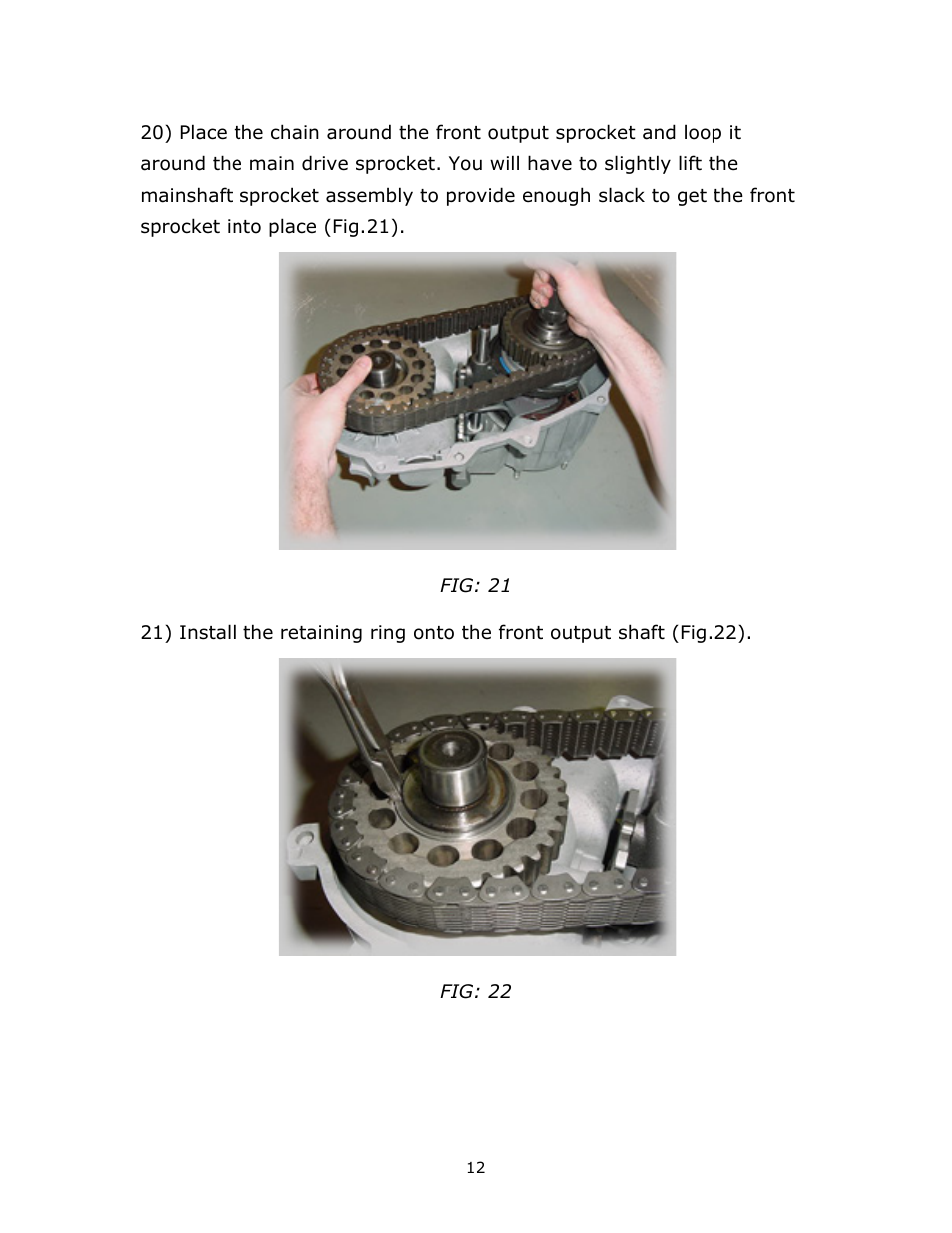 JB Conversions 16-1204 HD Standard Length SYE Kit for the NP241 User Manual | Page 12 / 15