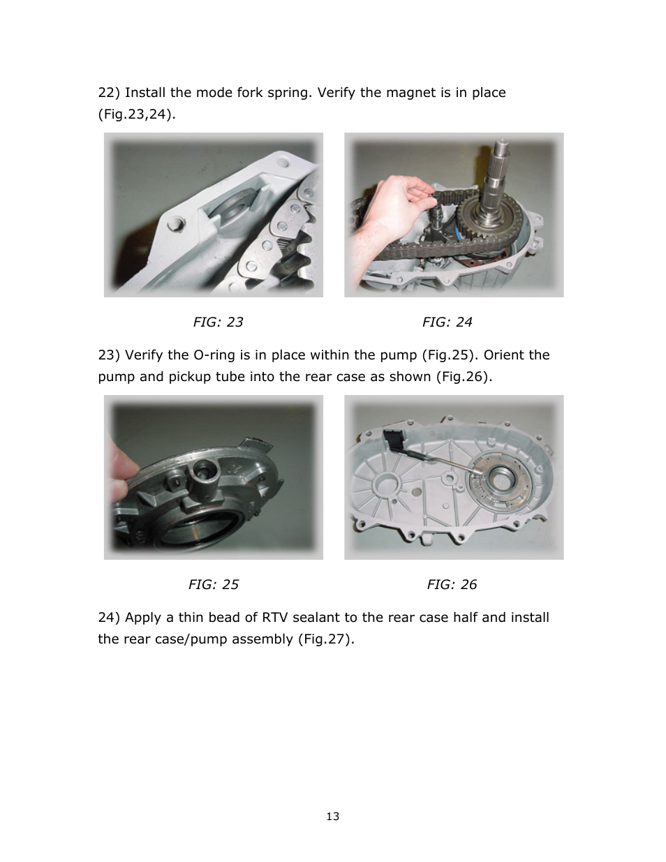 JB Conversions 16-1204 HD Standard Length SYE Kit for the NP241 User Manual | Page 13 / 15