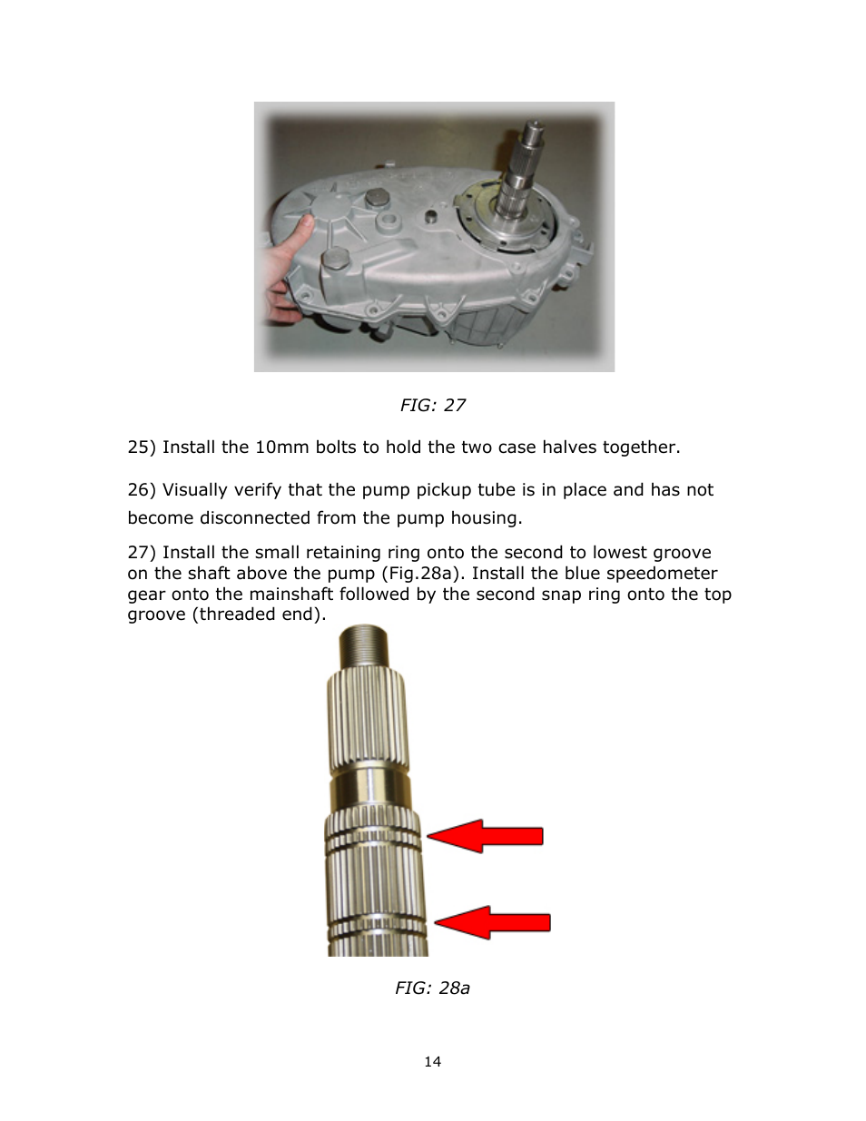 JB Conversions 16-1204 HD Standard Length SYE Kit for the NP241 User Manual | Page 14 / 15