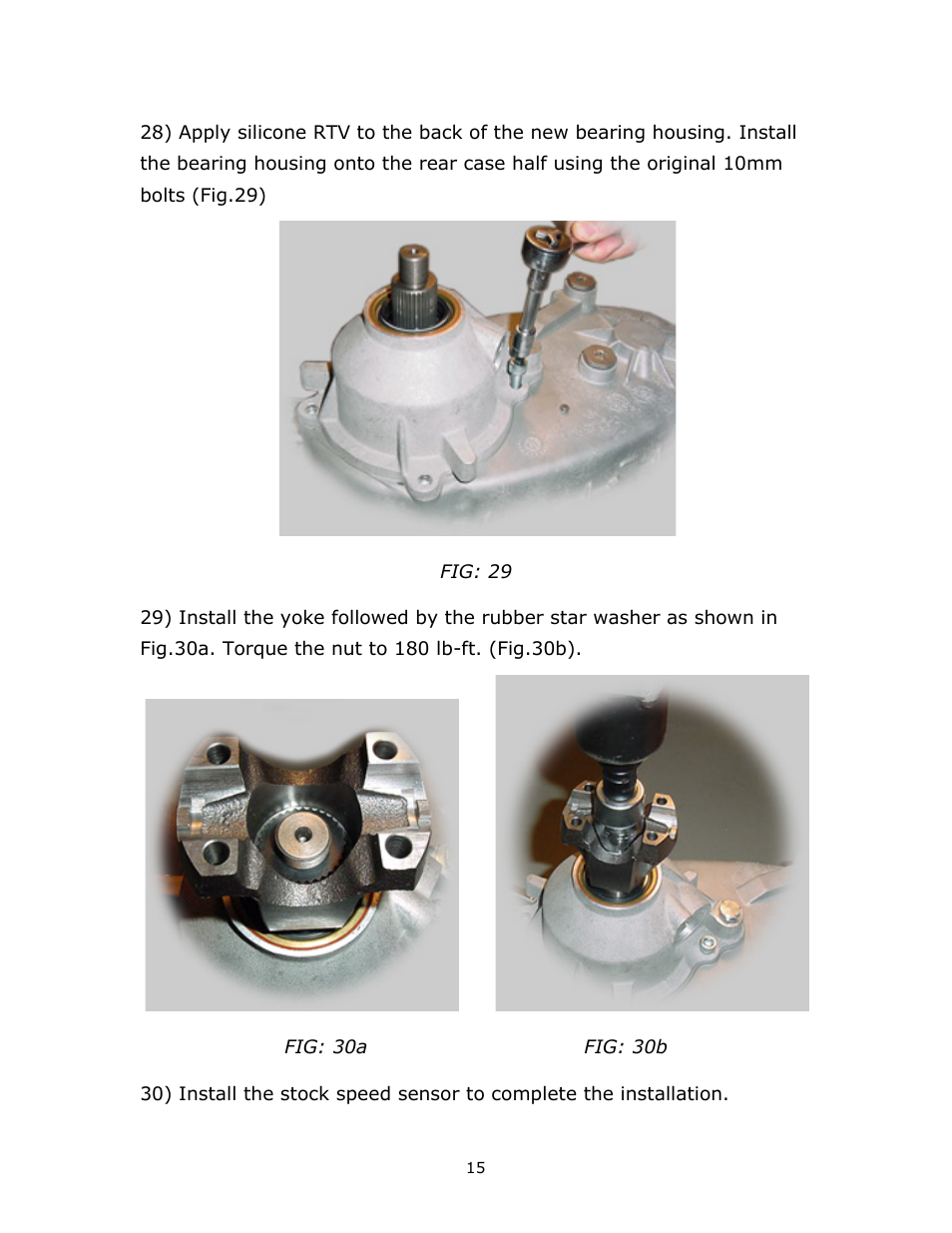 JB Conversions 16-1204 HD Standard Length SYE Kit for the NP241 User Manual | Page 15 / 15