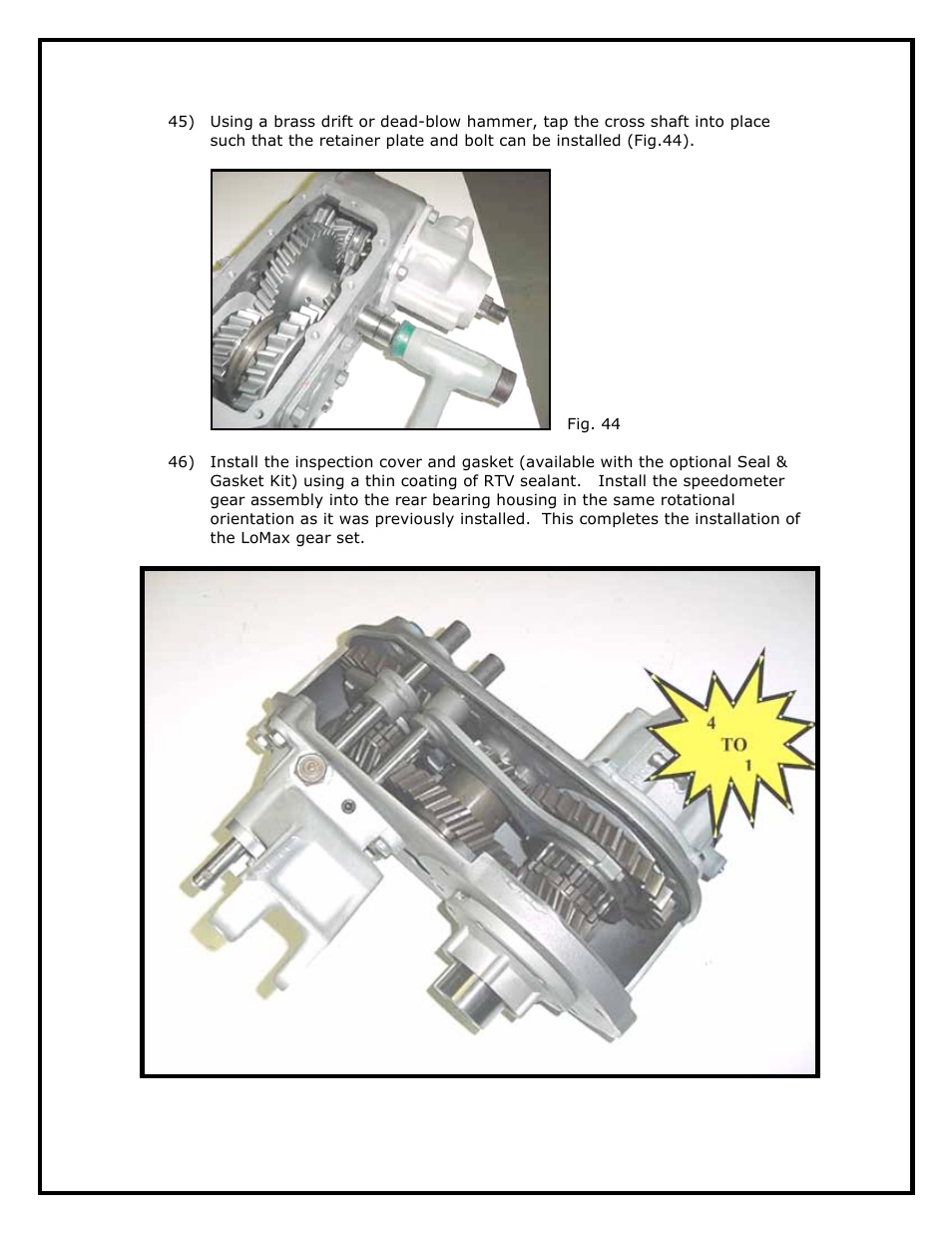 JB Conversions 2307 LoMax 300 User Manual | Page 21 / 21