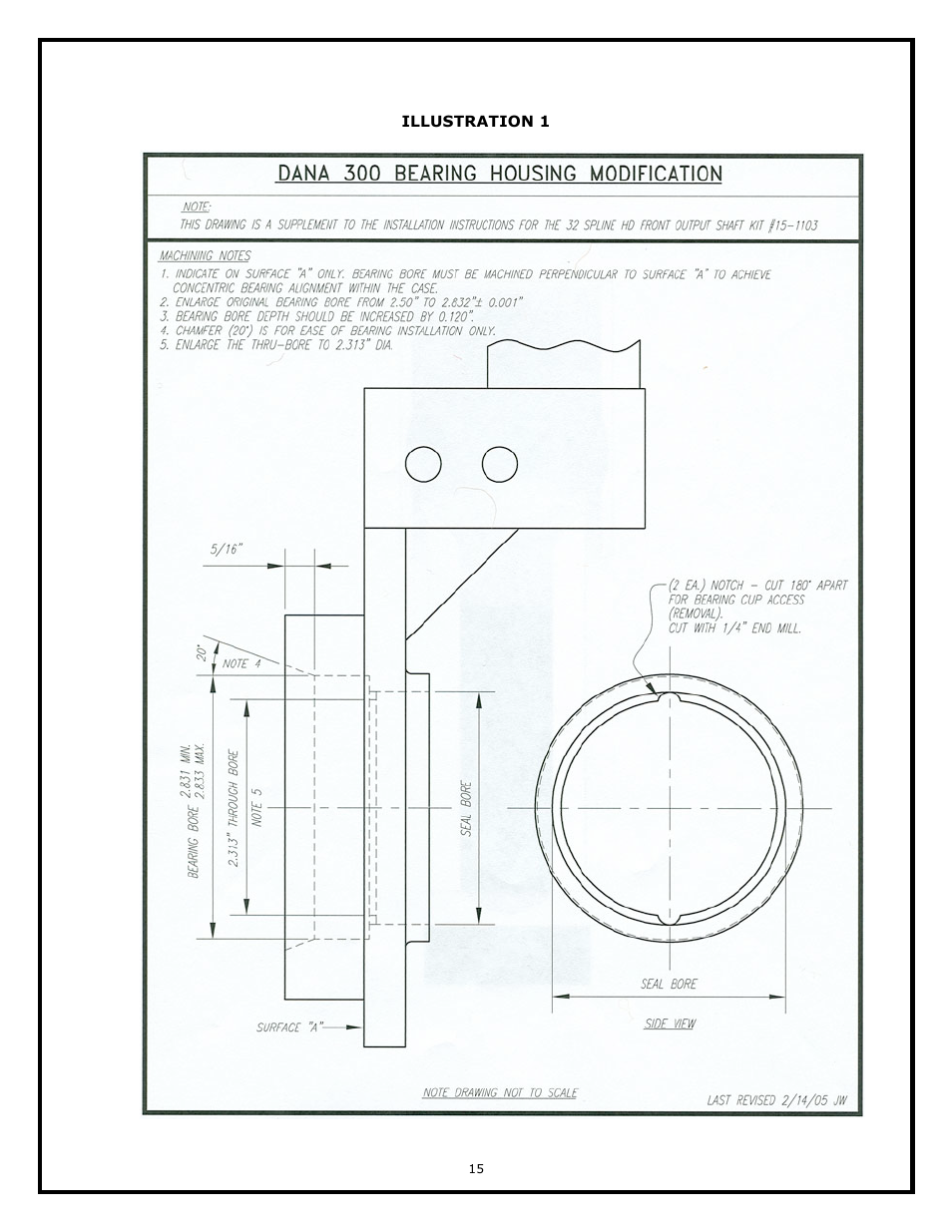 JB Conversions 15-1103 Dana 300 User Manual | Page 15 / 15