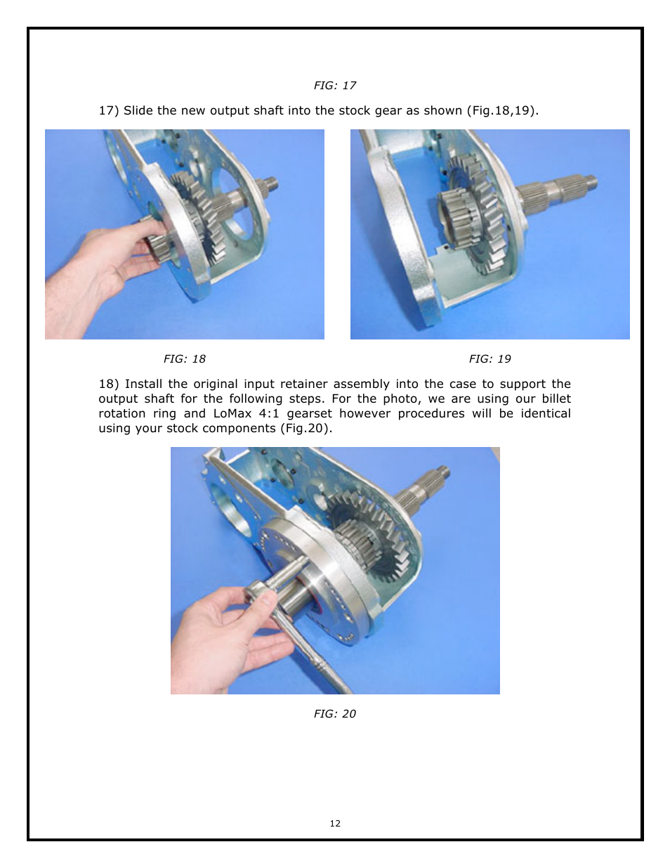 JB Conversions 2308 Dana 300 User Manual | Page 12 / 21