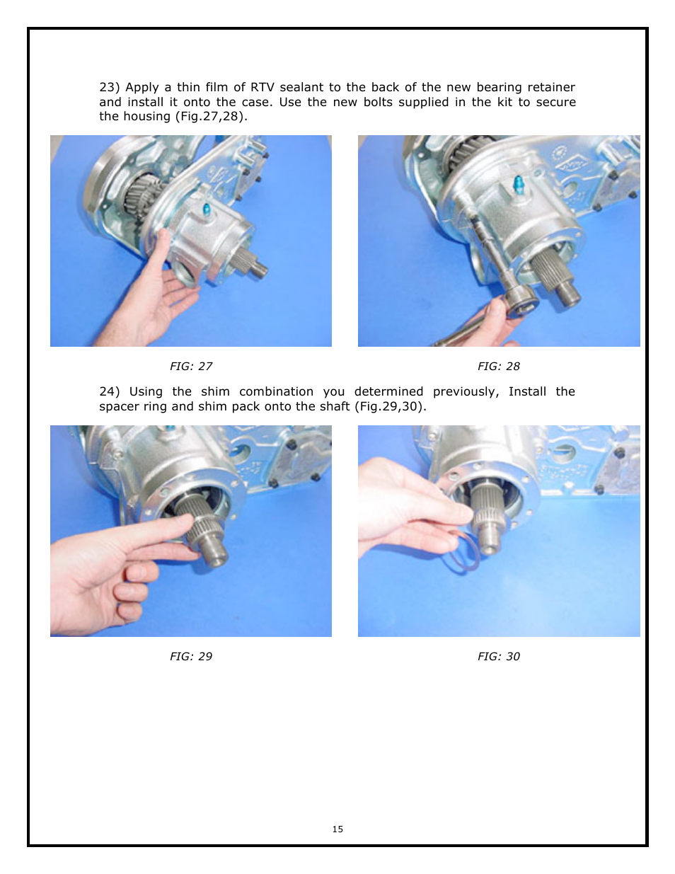 JB Conversions 2308 Dana 300 User Manual | Page 15 / 21