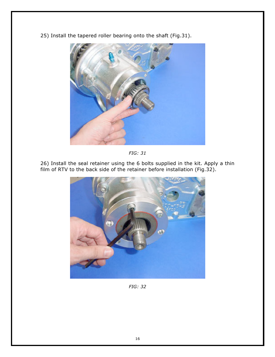 JB Conversions 2308 Dana 300 User Manual | Page 16 / 21
