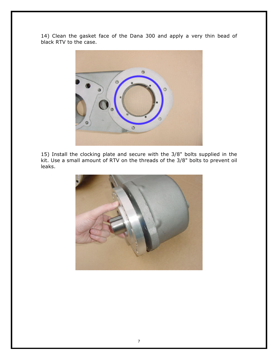 JB Conversions 15-1102 Dana 300 User Manual | Page 7 / 7