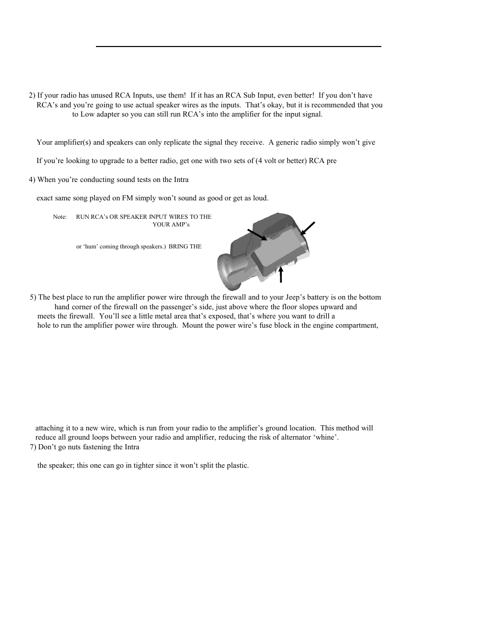 Select Increments Intra-Pod User Manual | 4 pages