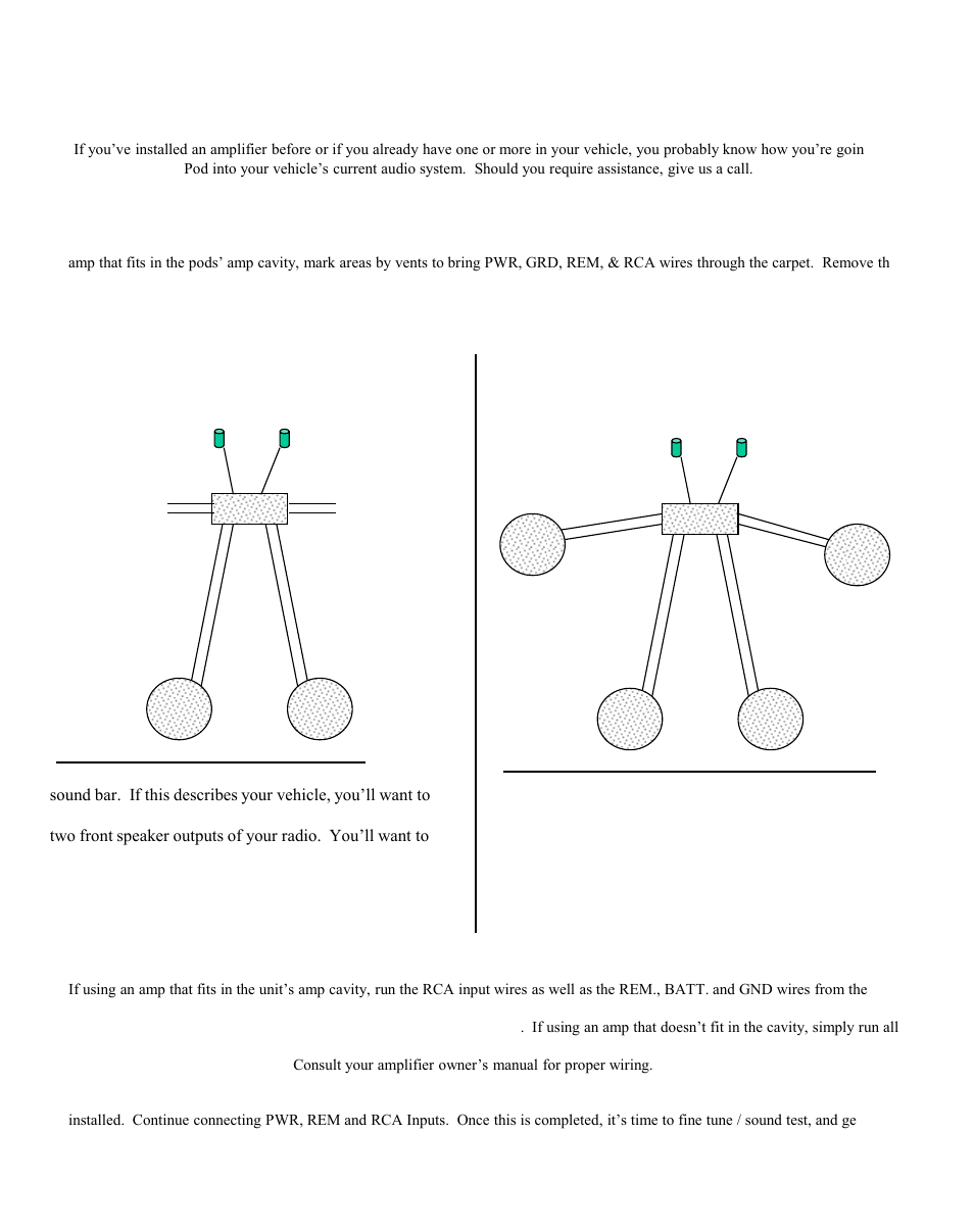 Instructions, See wiring diagram on next page | Select Increments Intra-Pod User Manual | Page 2 / 4