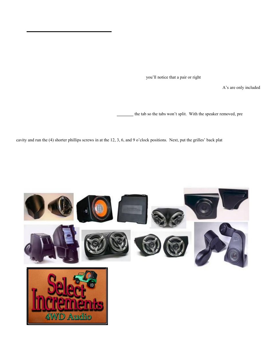 Installing the unit | Select Increments Intra-Pod User Manual | Page 4 / 4