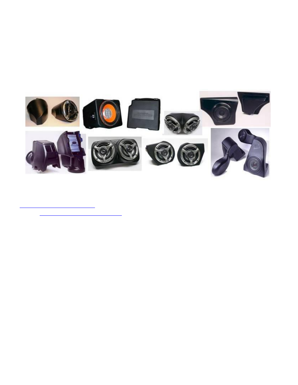 We make several audio enclosures for jeeps | Select Increments Sky-Pod User Manual | Page 4 / 4