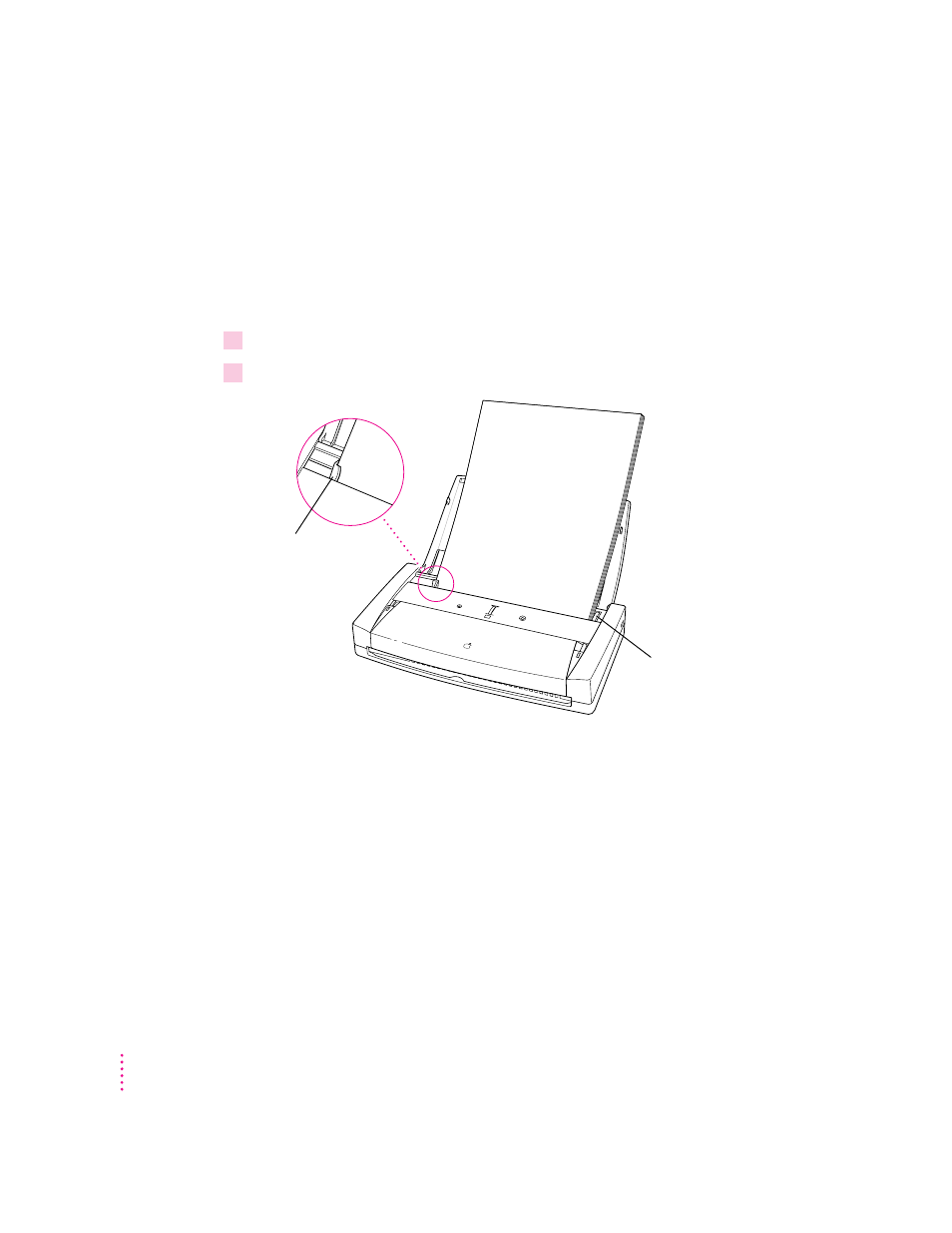 Loading paper into the sheet feeder | Apple Color StyleWriter 2200 User Manual | Page 25 / 146
