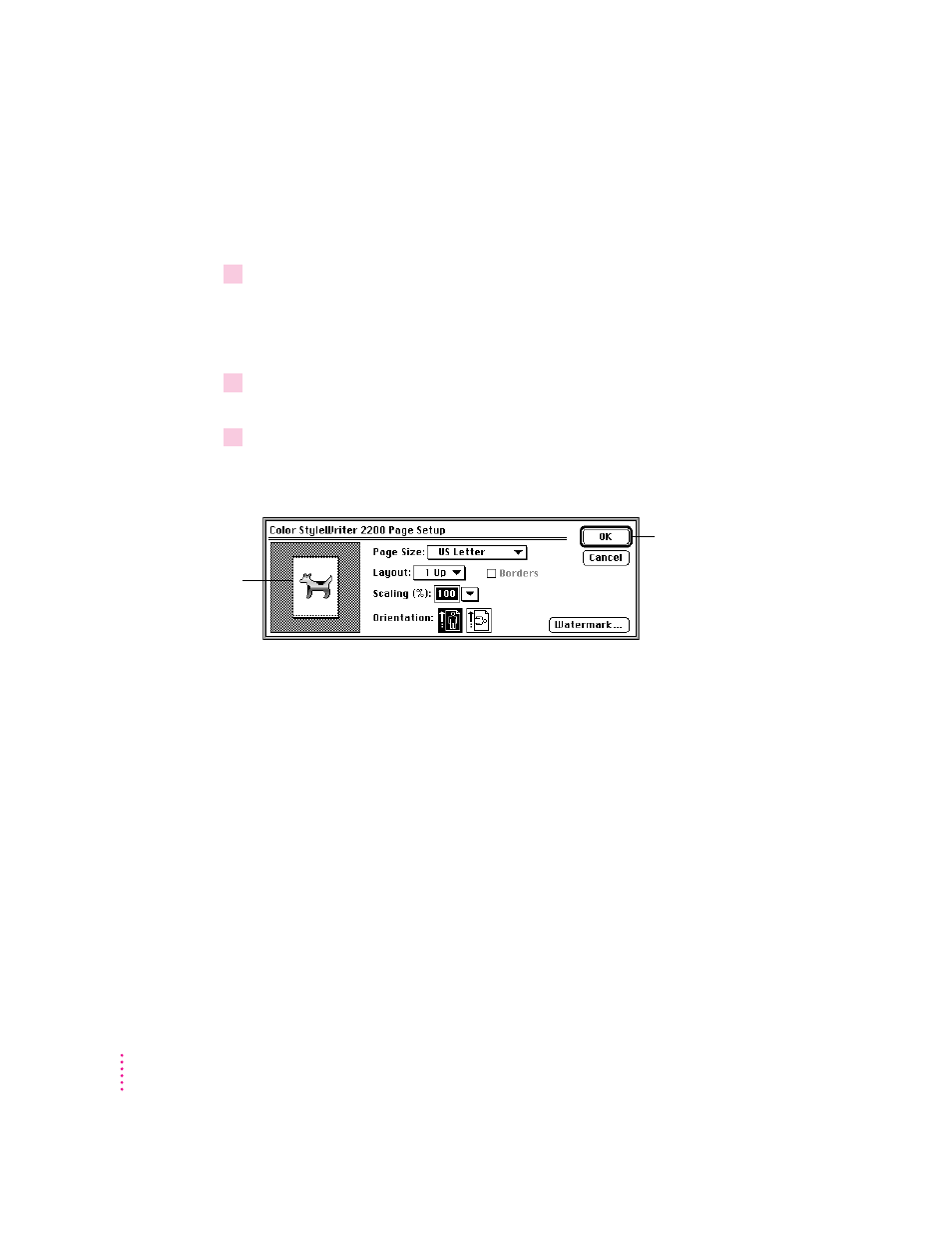 Detailed instructions for printing other documents | Apple Color StyleWriter 2200 User Manual | Page 39 / 146