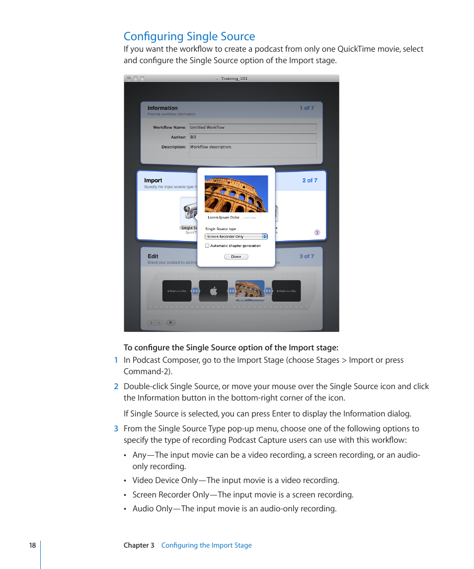 Configuring single source | Apple Mac OS X Server v10.6 User Manual | Page 18 / 76