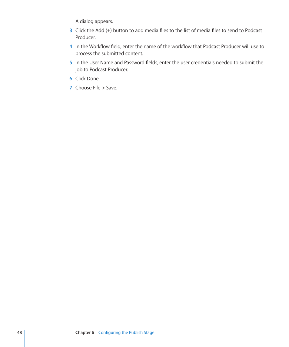 Apple Mac OS X Server v10.6 User Manual | Page 48 / 76