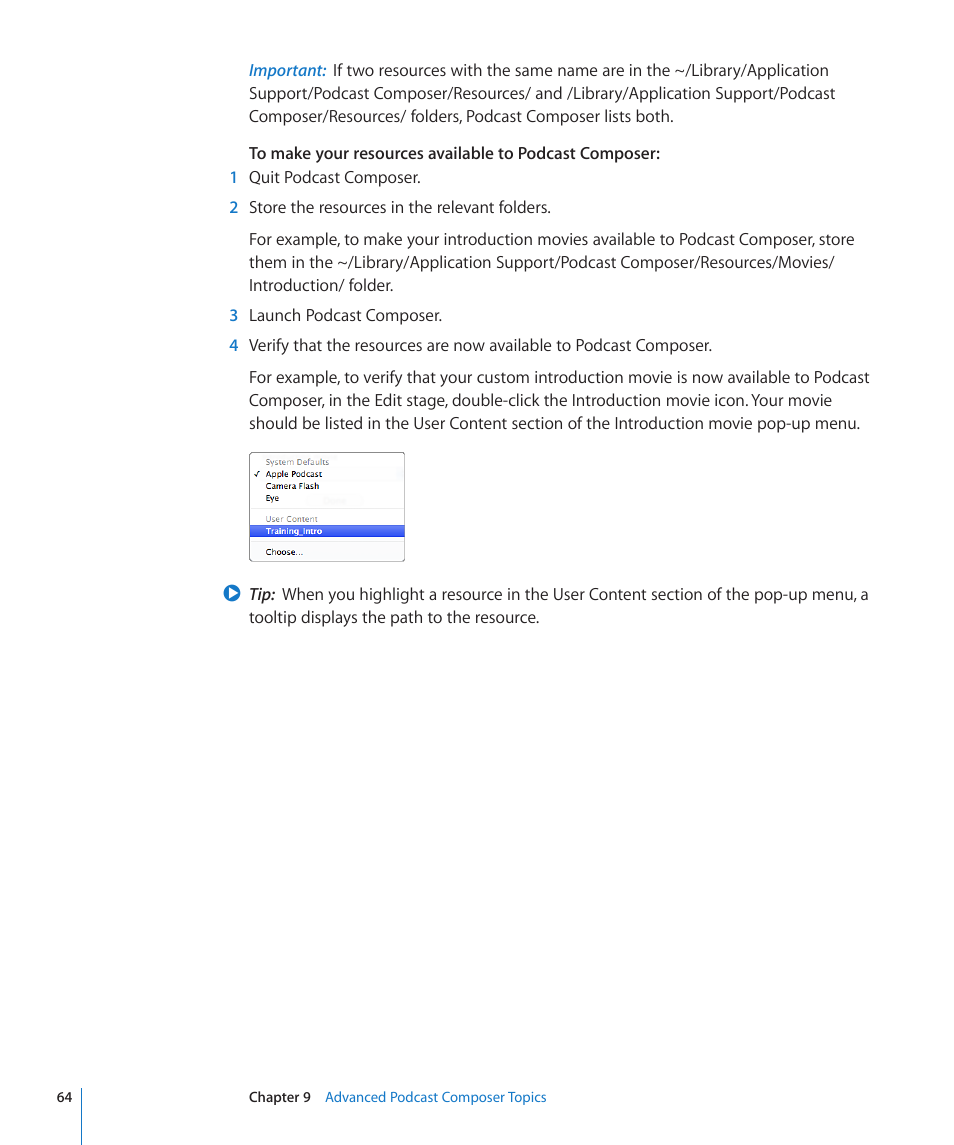Apple Mac OS X Server v10.6 User Manual | Page 64 / 76