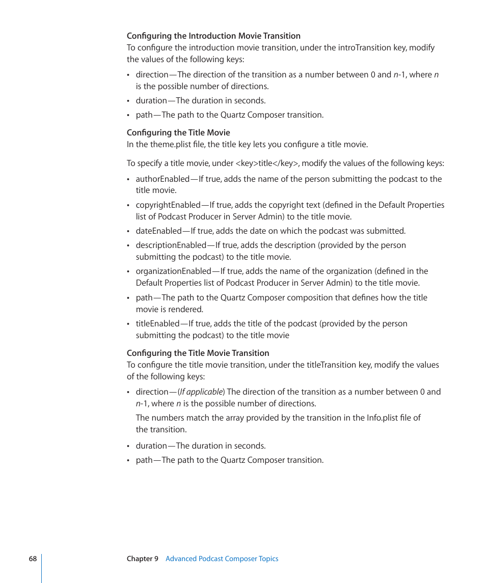 Apple Mac OS X Server v10.6 User Manual | Page 68 / 76