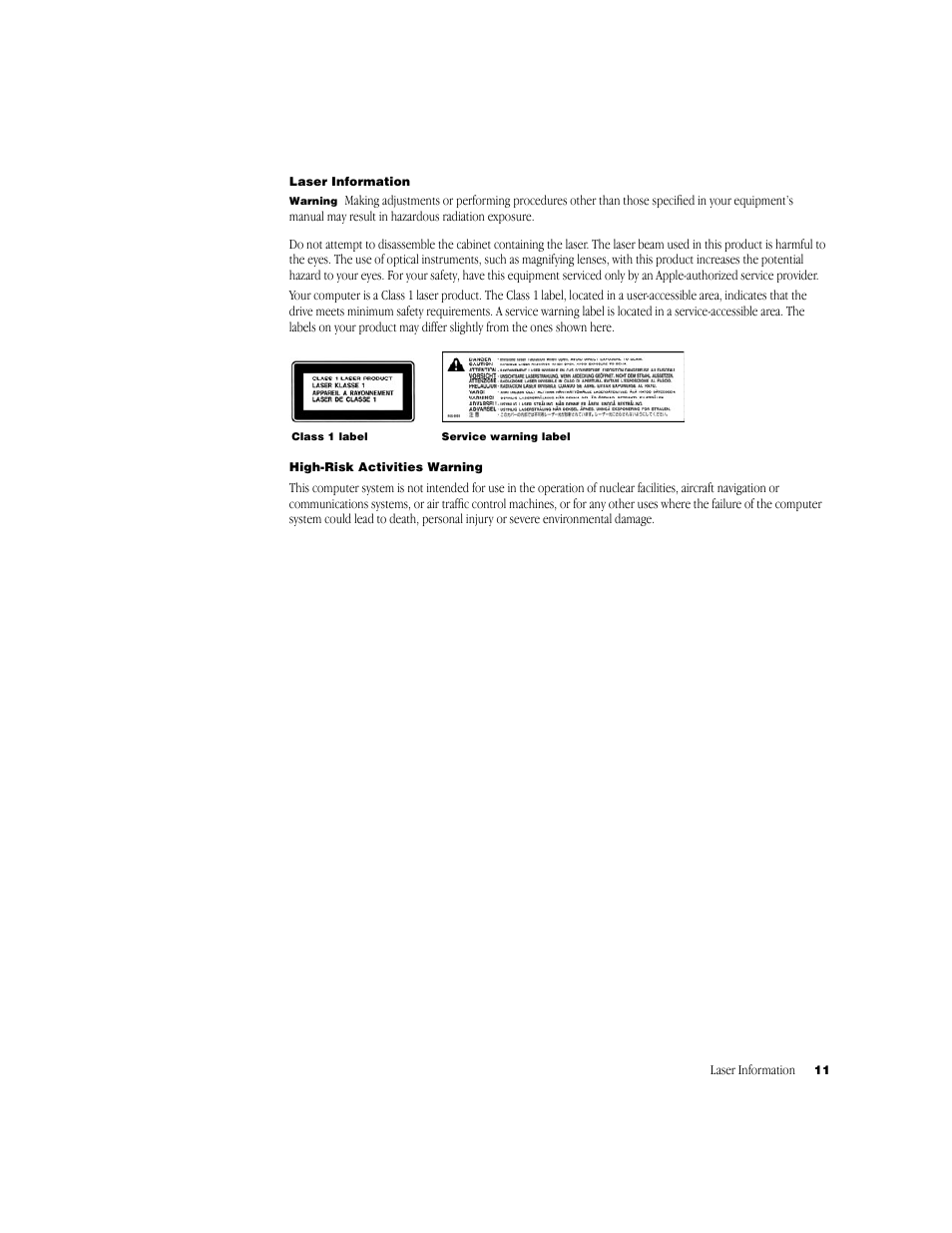 Apple PowerBook G3 User Manual | Page 11 / 94