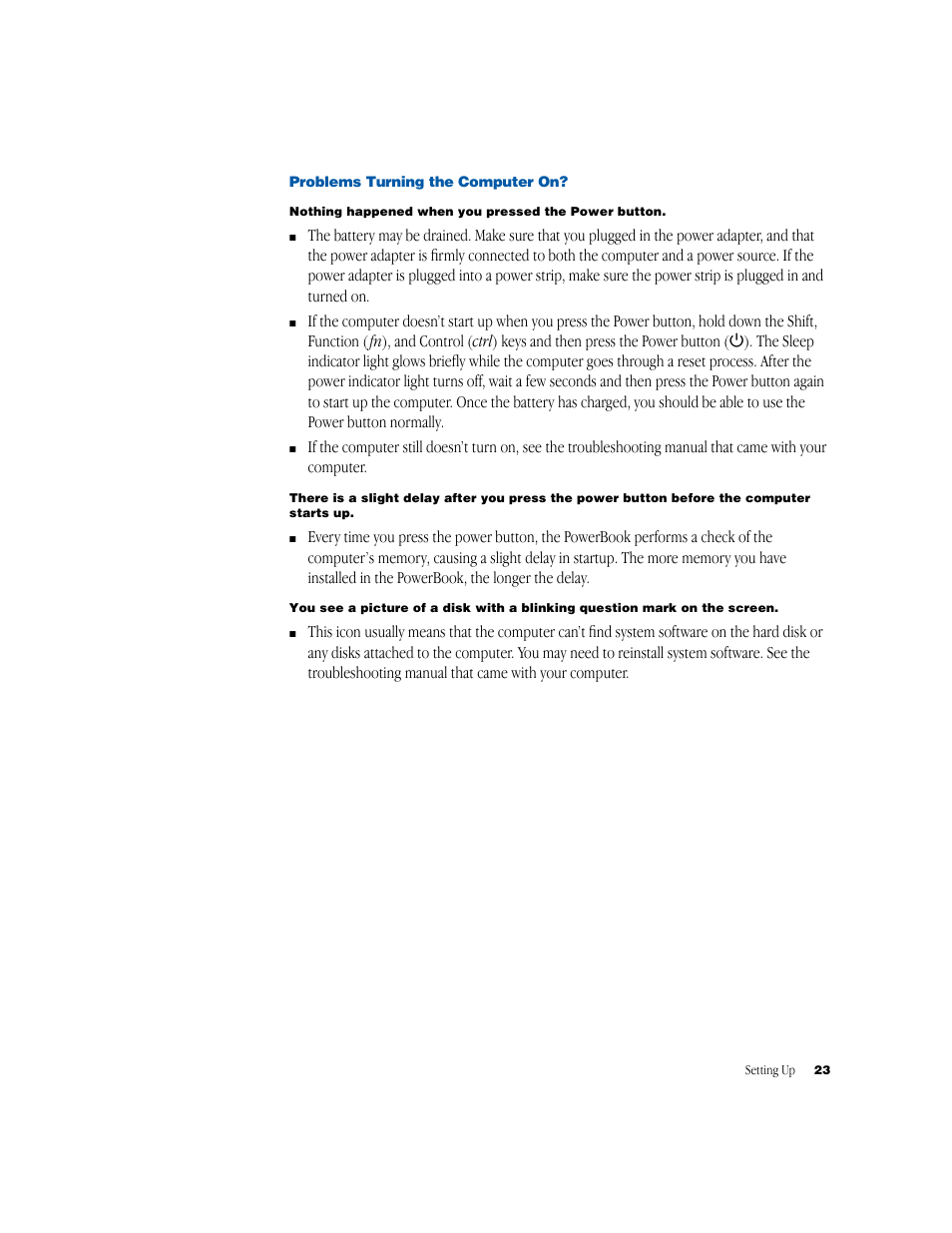 Apple PowerBook G3 User Manual | Page 23 / 94