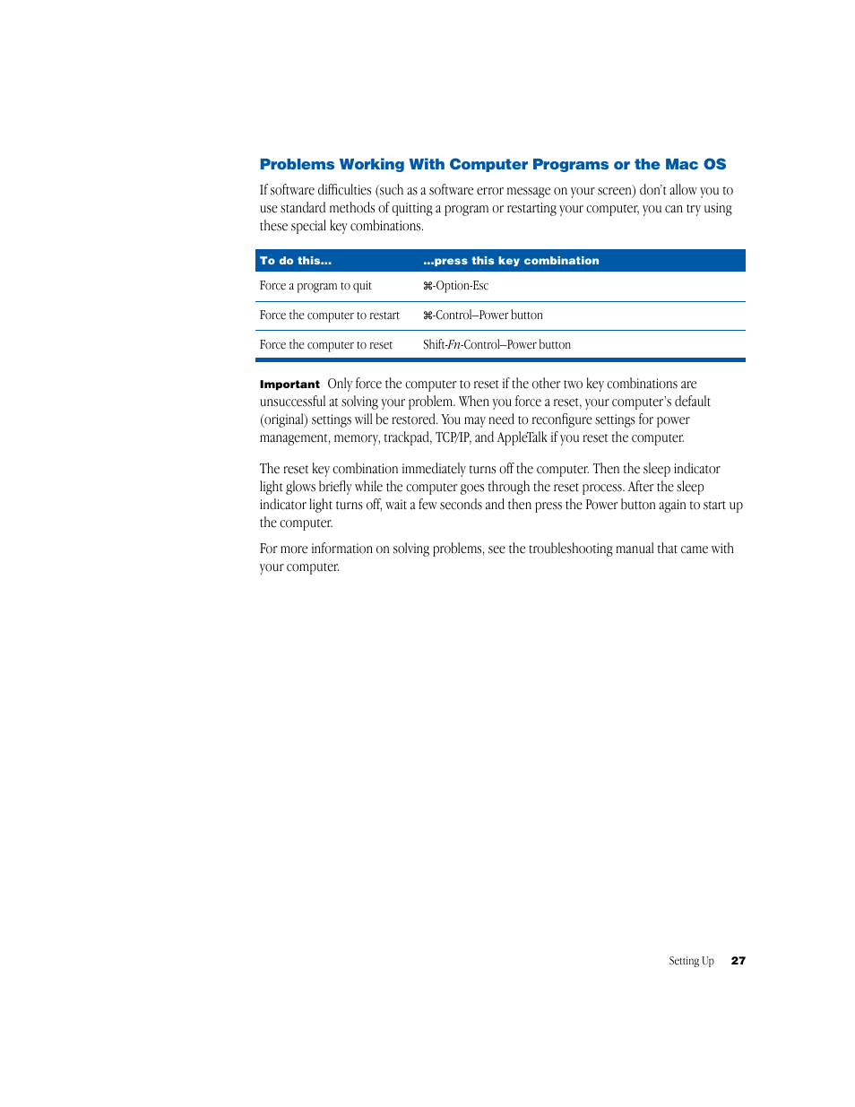 Apple PowerBook G3 User Manual | Page 27 / 94