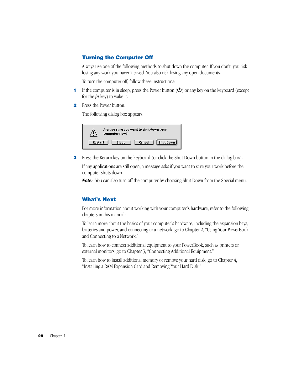 Apple PowerBook G3 User Manual | Page 28 / 94