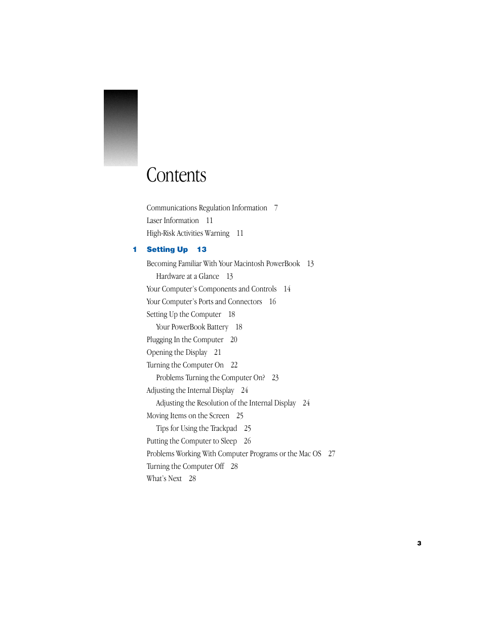 Apple PowerBook G3 User Manual | Page 3 / 94