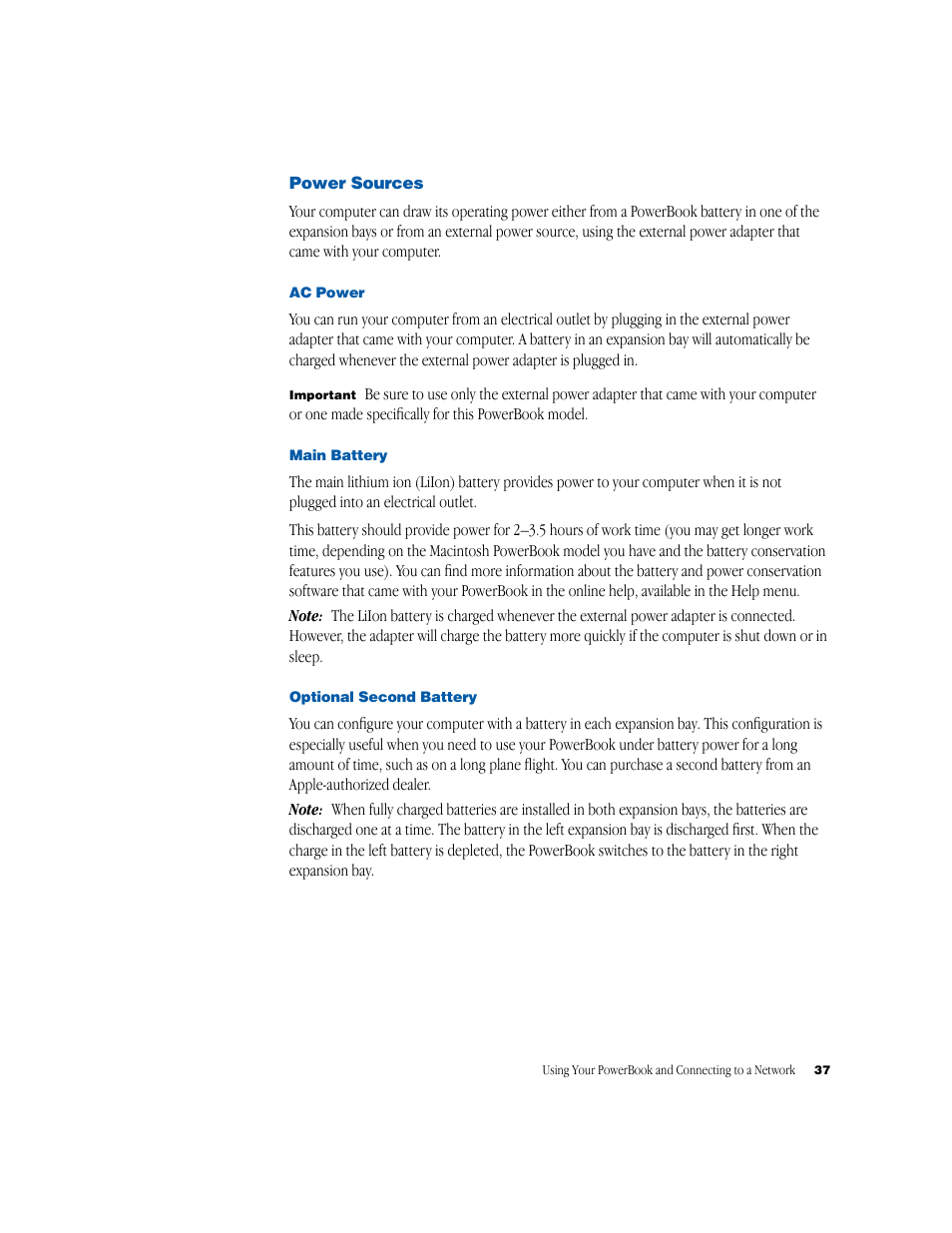 Apple PowerBook G3 User Manual | Page 37 / 94