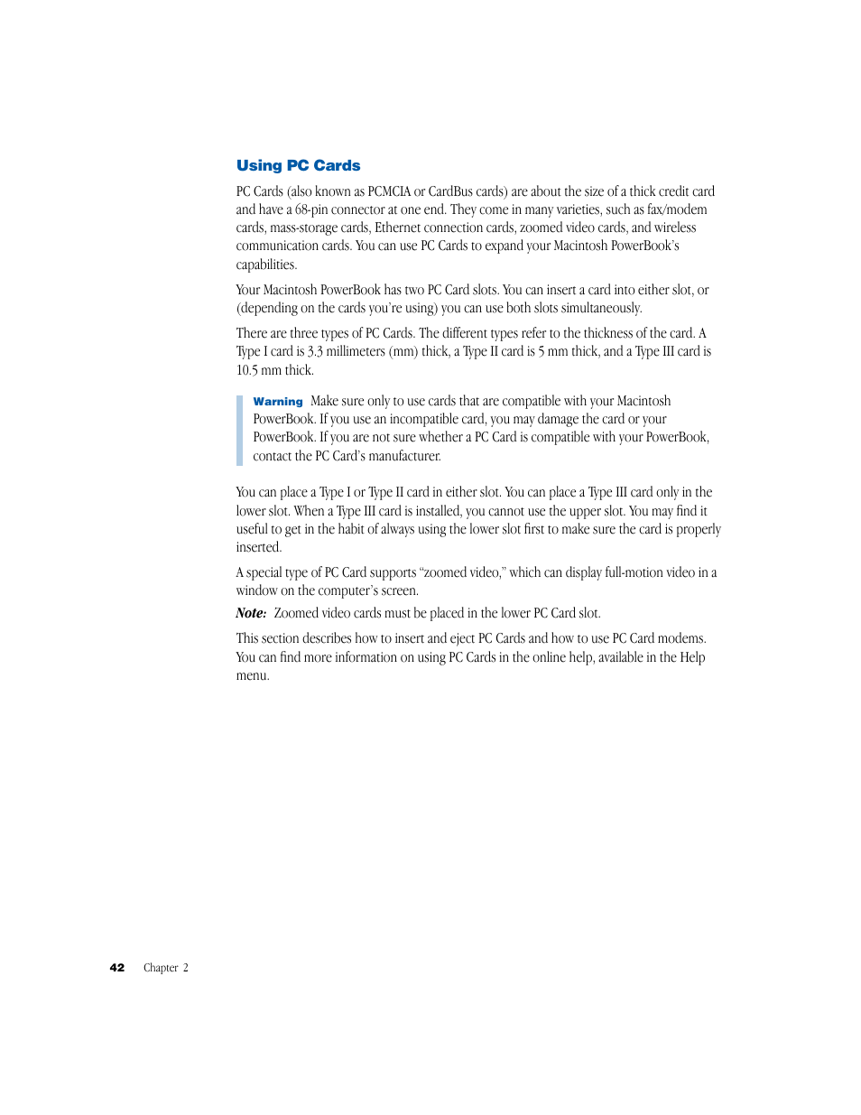 Apple PowerBook G3 User Manual | Page 42 / 94