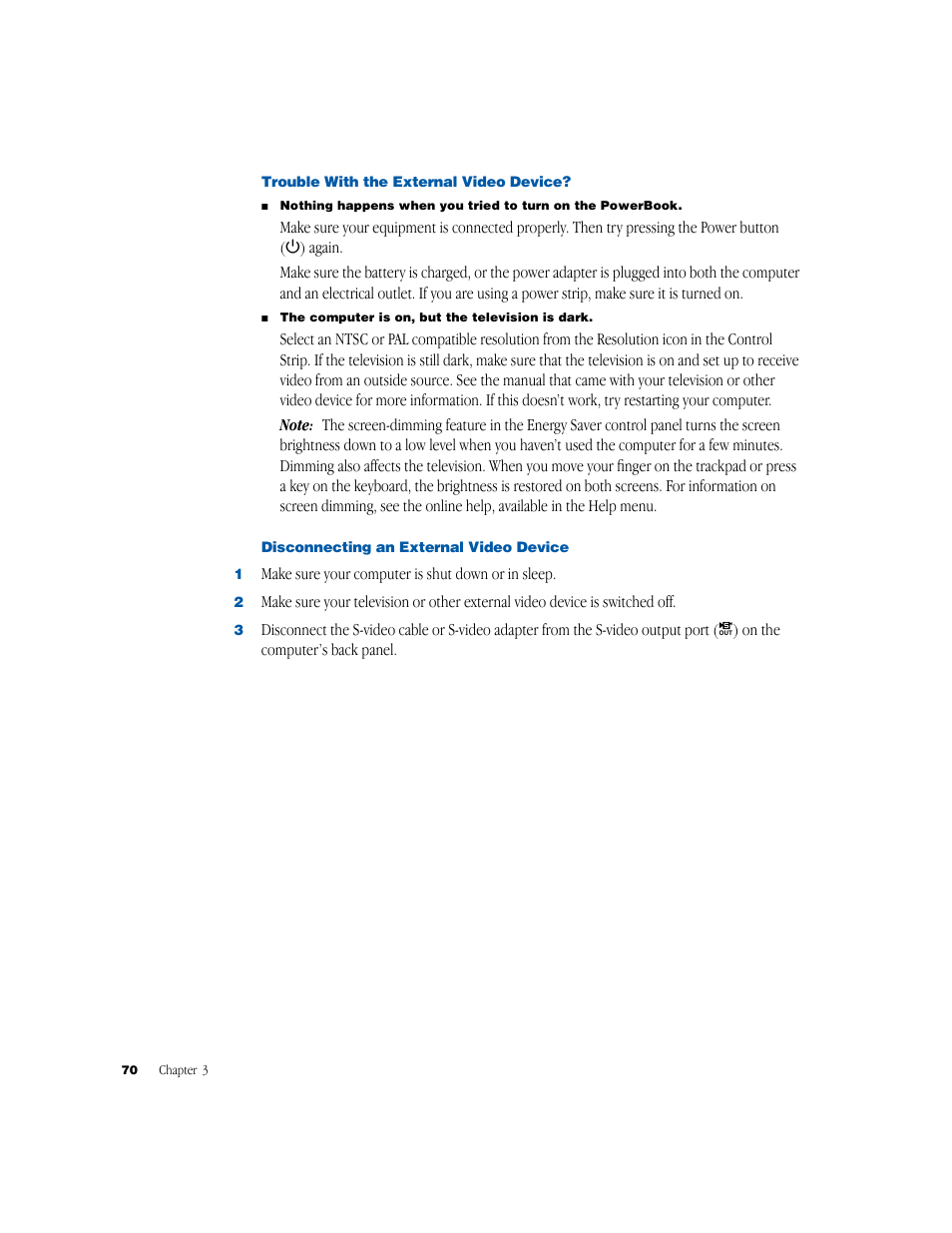 Apple PowerBook G3 User Manual | Page 70 / 94