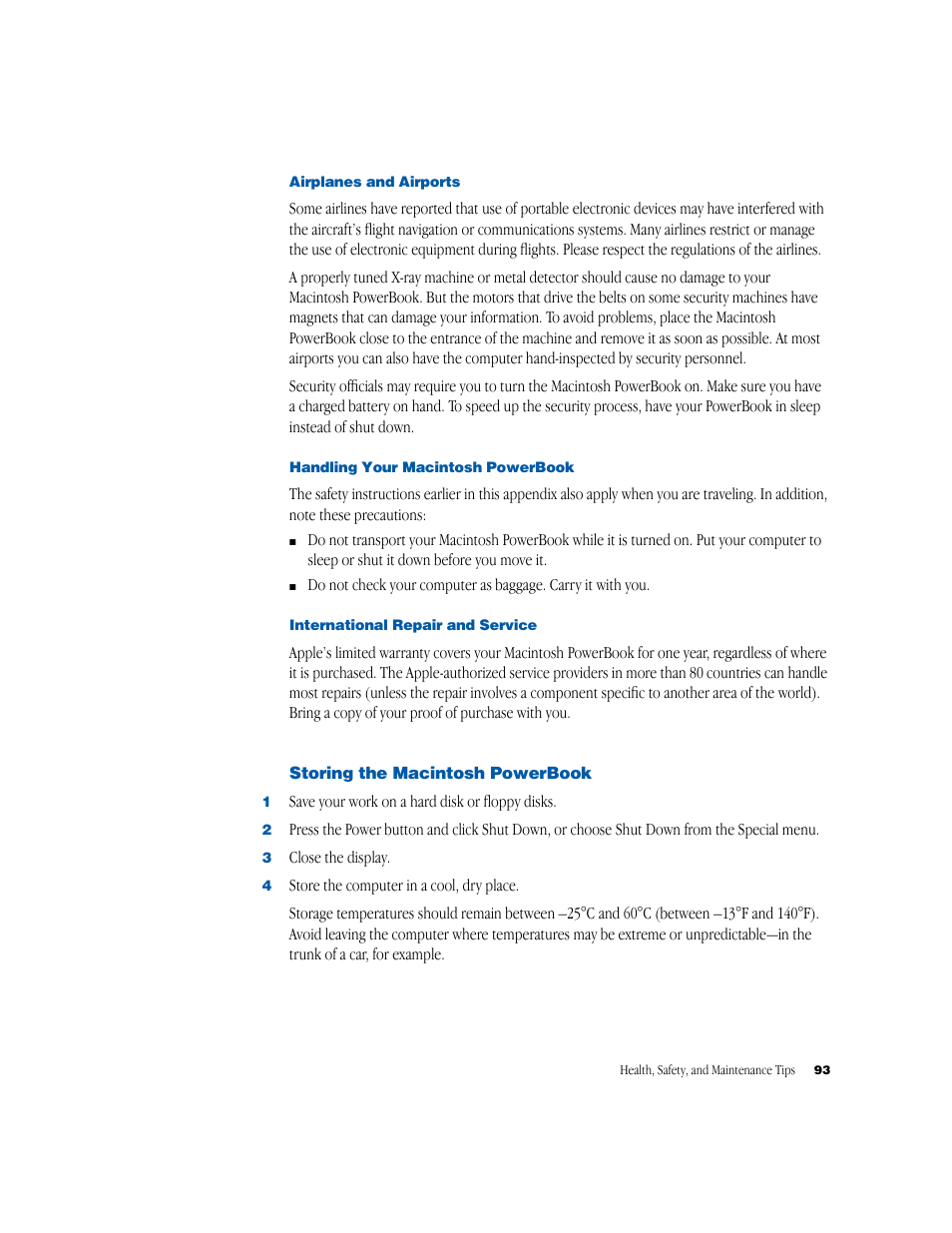 Apple PowerBook G3 User Manual | Page 93 / 94