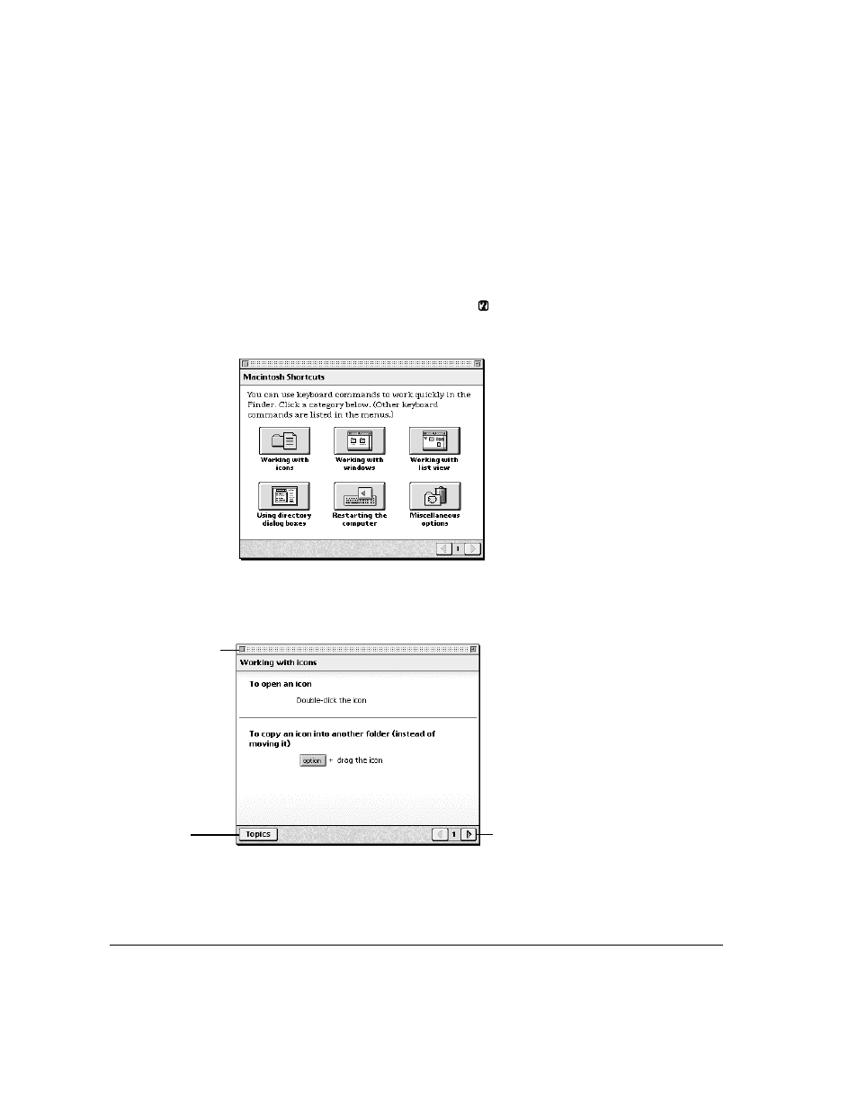 Learning useful shortcuts | Apple Workgroup Server 8150/110 User Manual | Page 120 / 144