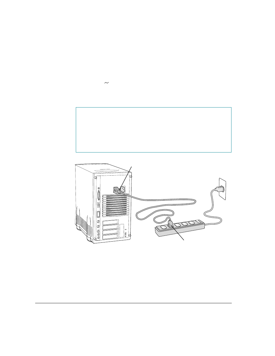 Plugging in the server | Apple Workgroup Server 8150/110 User Manual | Page 26 / 144