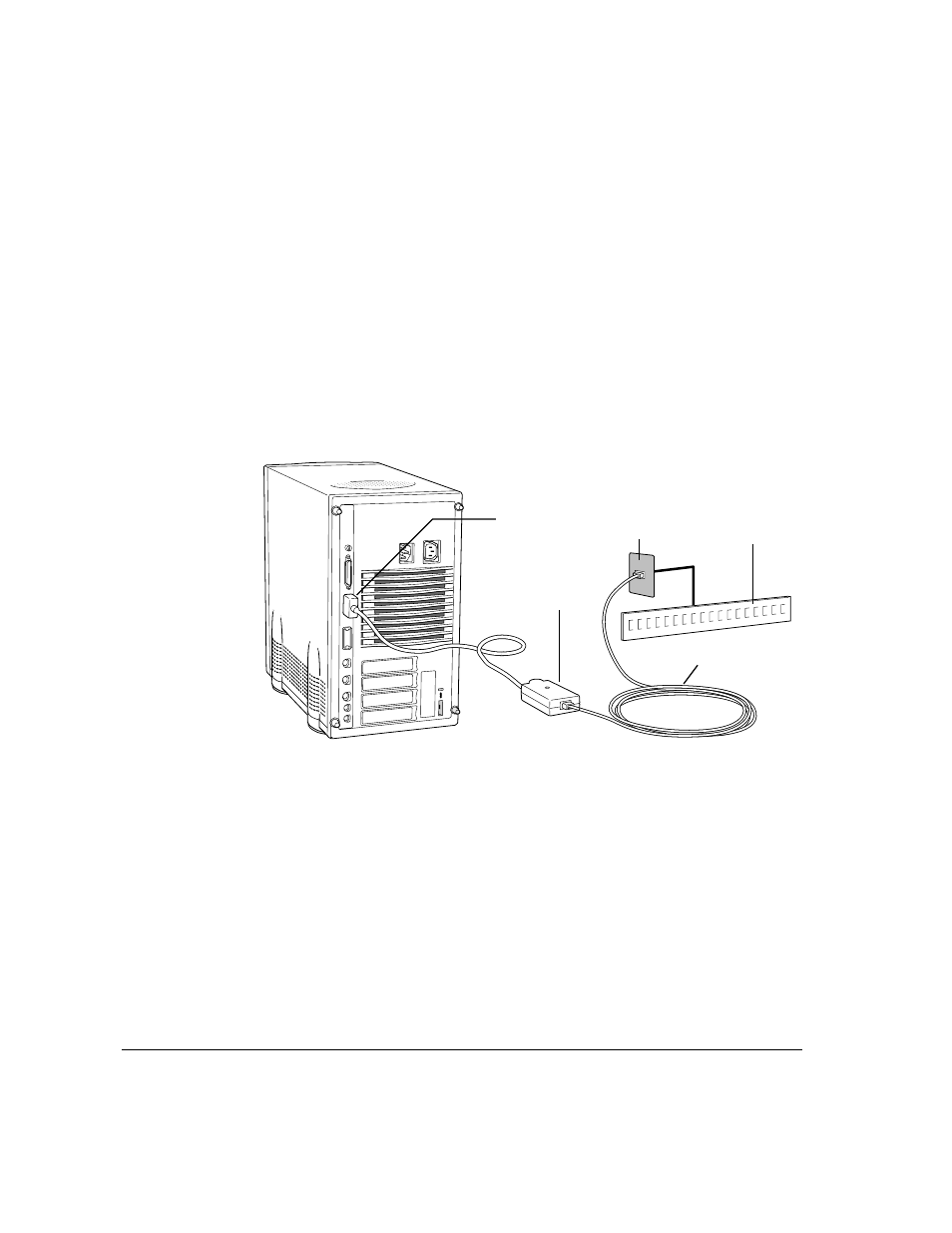Connecting to twisted-pair ethernet | Apple Workgroup Server 8150/110 User Manual | Page 36 / 144
