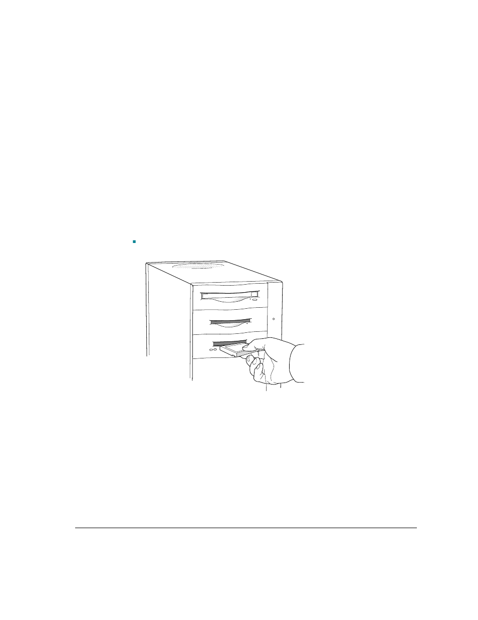 Inserting tape cassettes | Apple Workgroup Server 8150/110 User Manual | Page 67 / 144