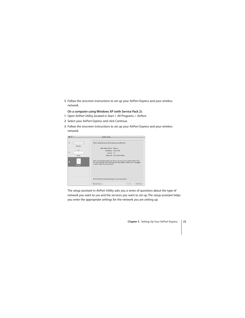Apple AirPort Express 802.11n (1st Generation) User Manual | Page 23 / 48