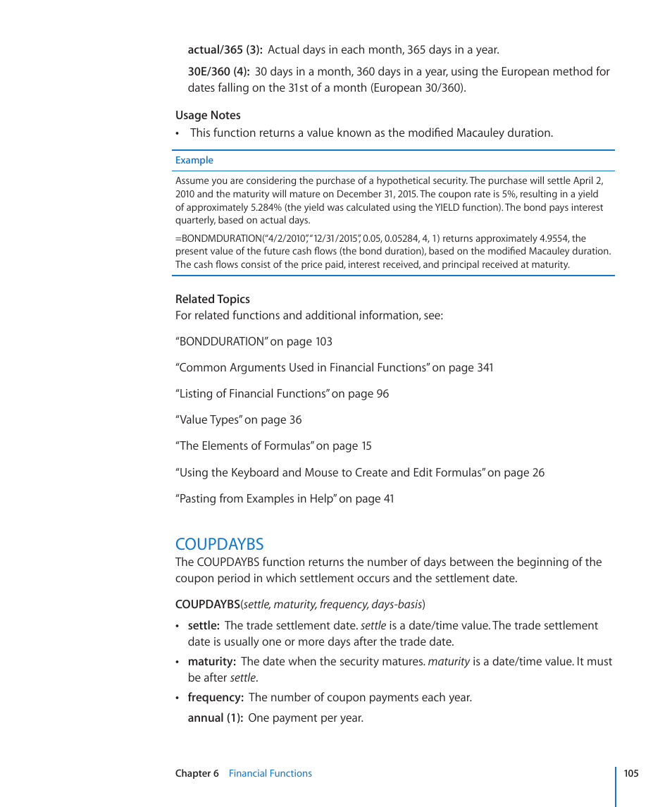Coupdaybs, 105 coupdaybs | Apple iWork '09 User Manual | Page 105 / 372