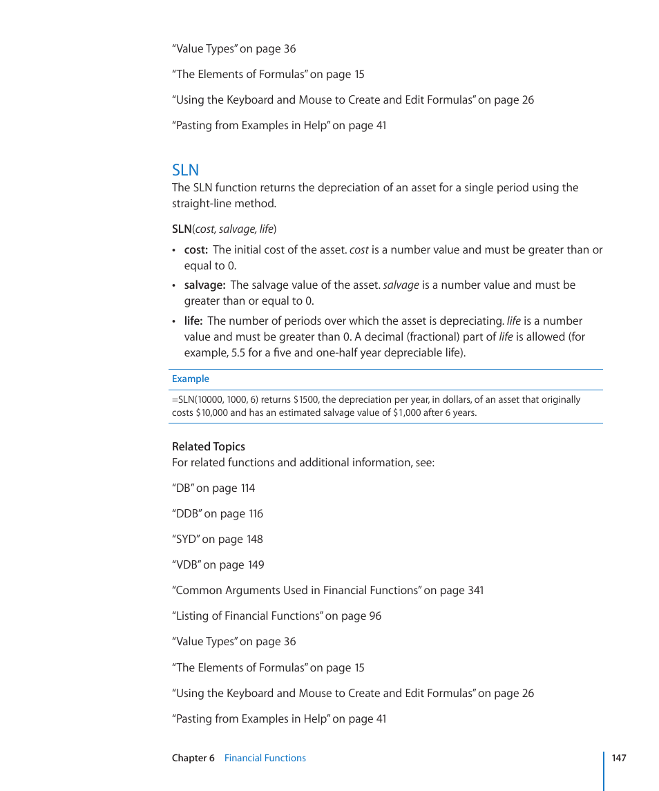 147 sln | Apple iWork '09 User Manual | Page 147 / 372