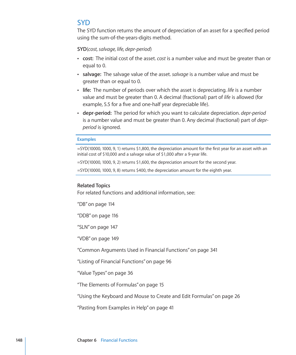 148 syd | Apple iWork '09 User Manual | Page 148 / 372