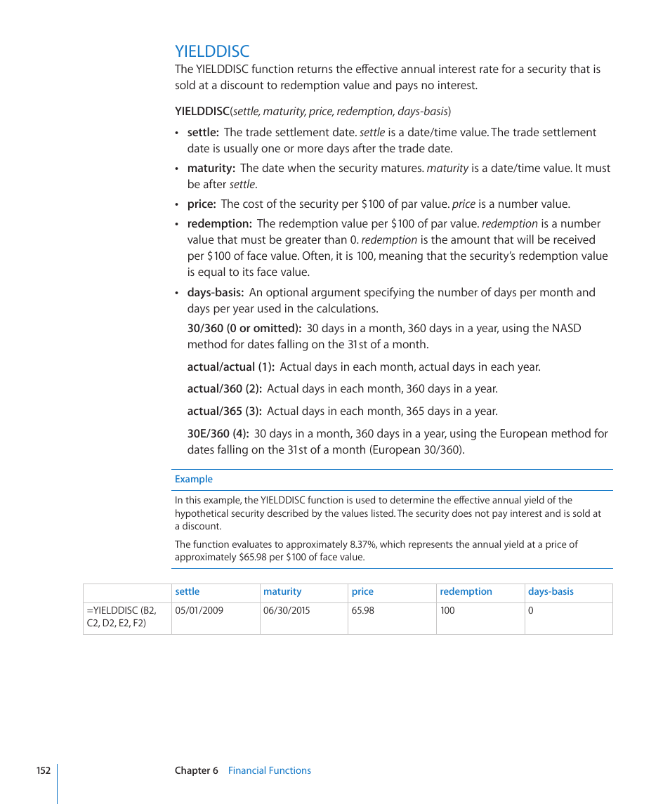 Yielddisc, 152 yielddisc | Apple iWork '09 User Manual | Page 152 / 372