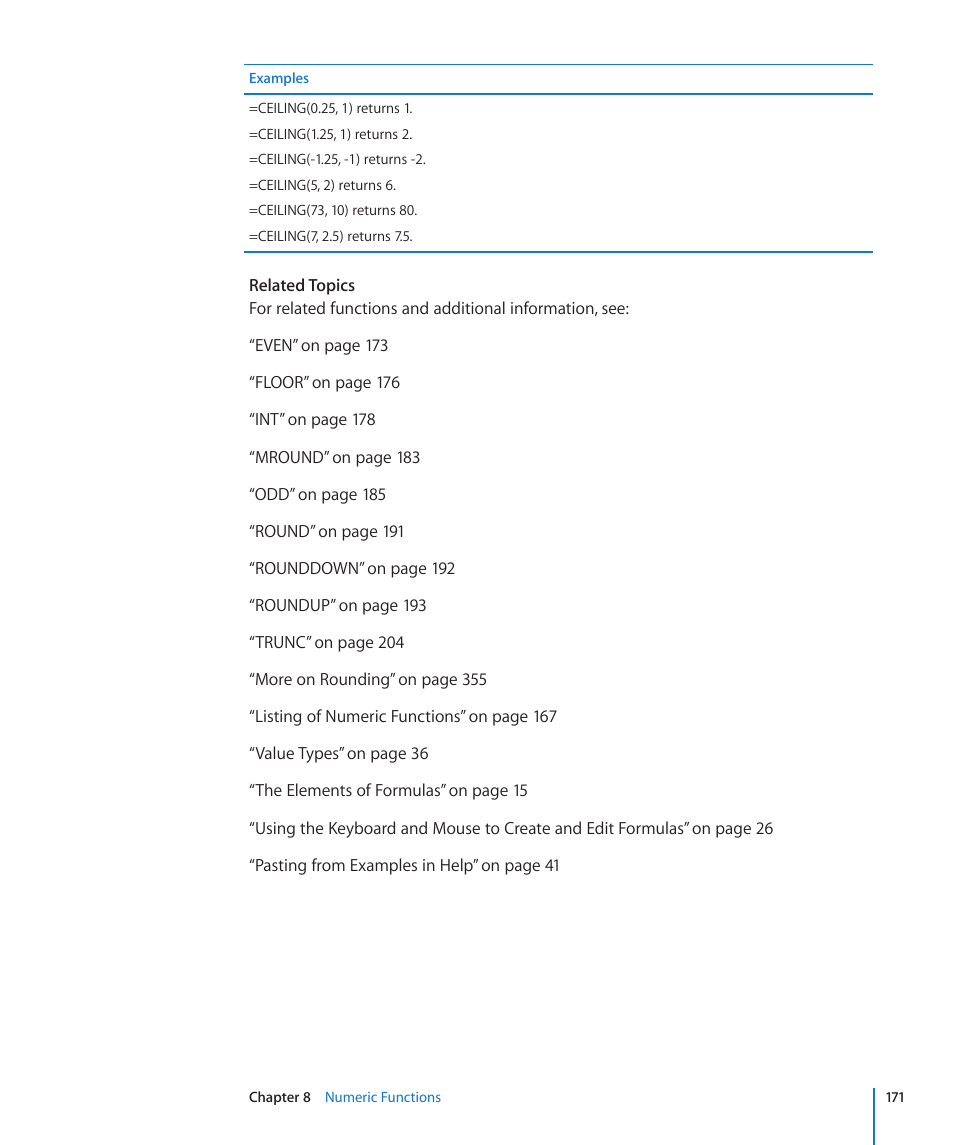 Apple iWork '09 User Manual | Page 171 / 372
