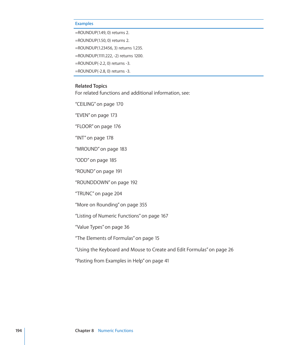 Apple iWork '09 User Manual | Page 194 / 372