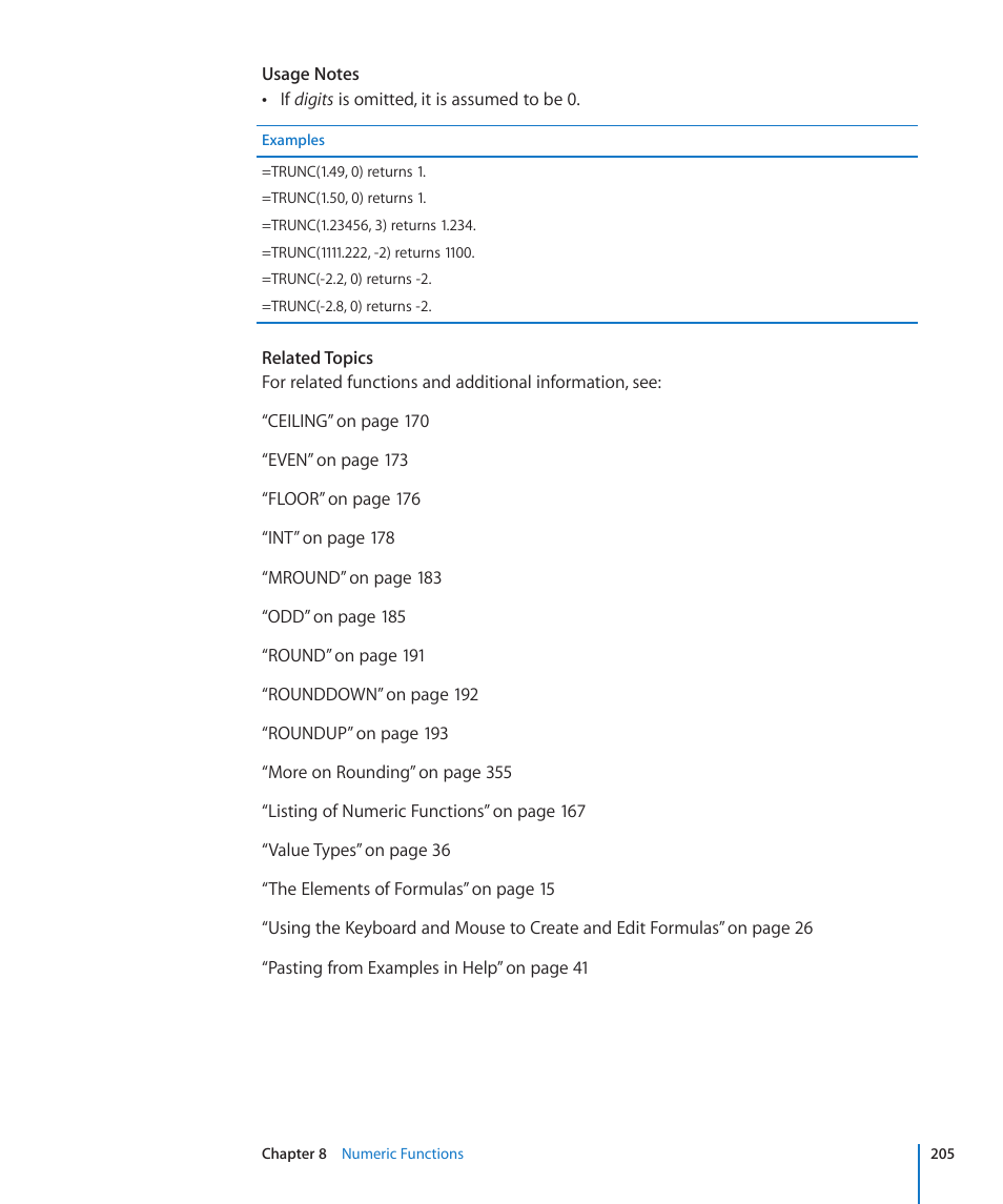 Apple iWork '09 User Manual | Page 205 / 372