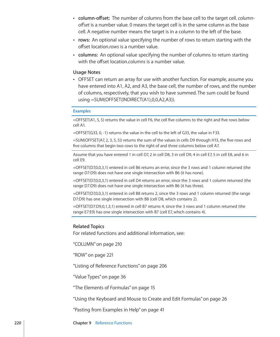 Apple iWork '09 User Manual | Page 220 / 372