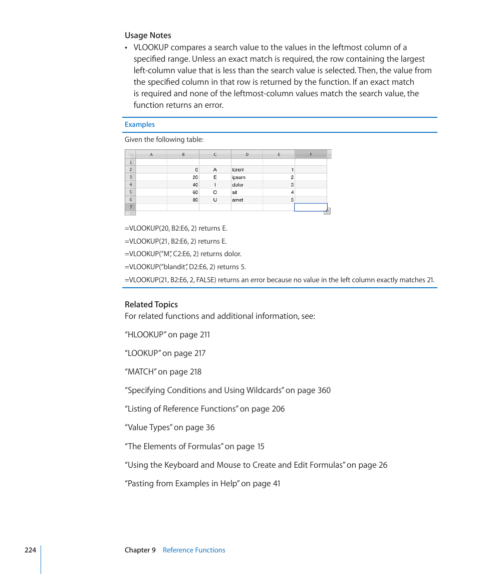 Apple iWork '09 User Manual | Page 224 / 372