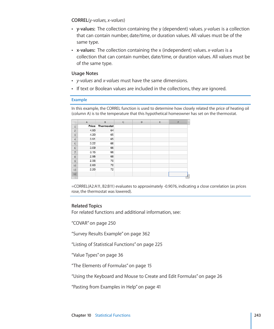 Apple iWork '09 User Manual | Page 243 / 372