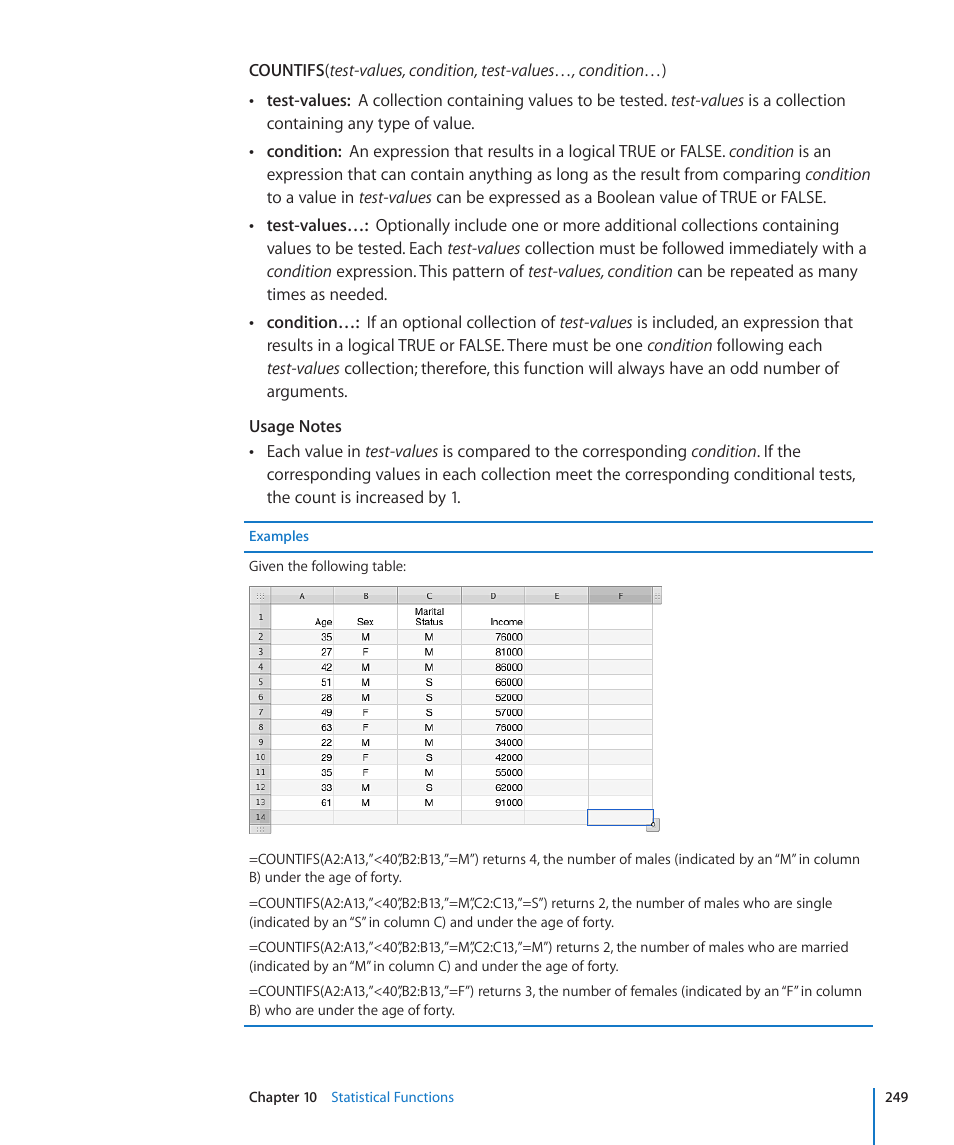 Apple iWork '09 User Manual | Page 249 / 372