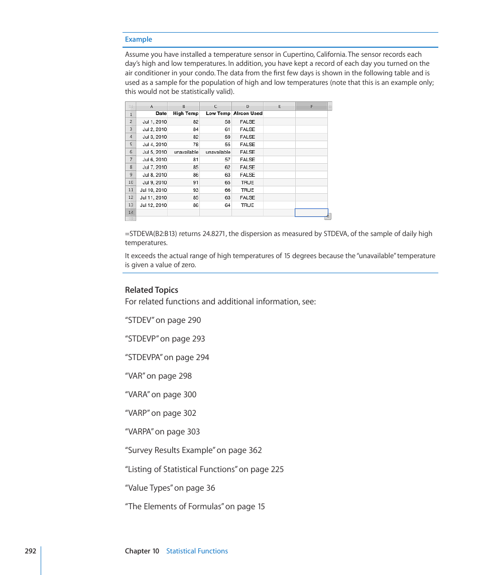 Apple iWork '09 User Manual | Page 292 / 372