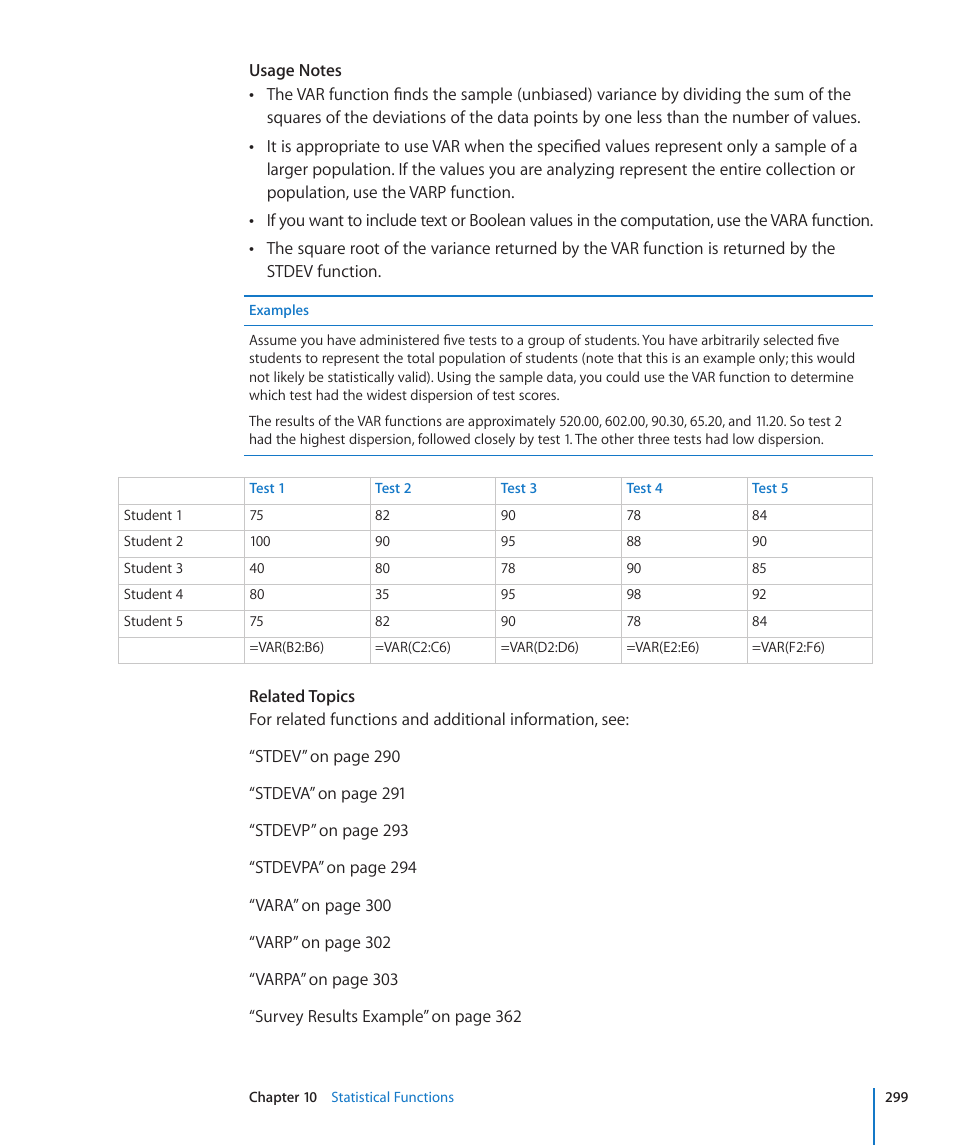 Apple iWork '09 User Manual | Page 299 / 372