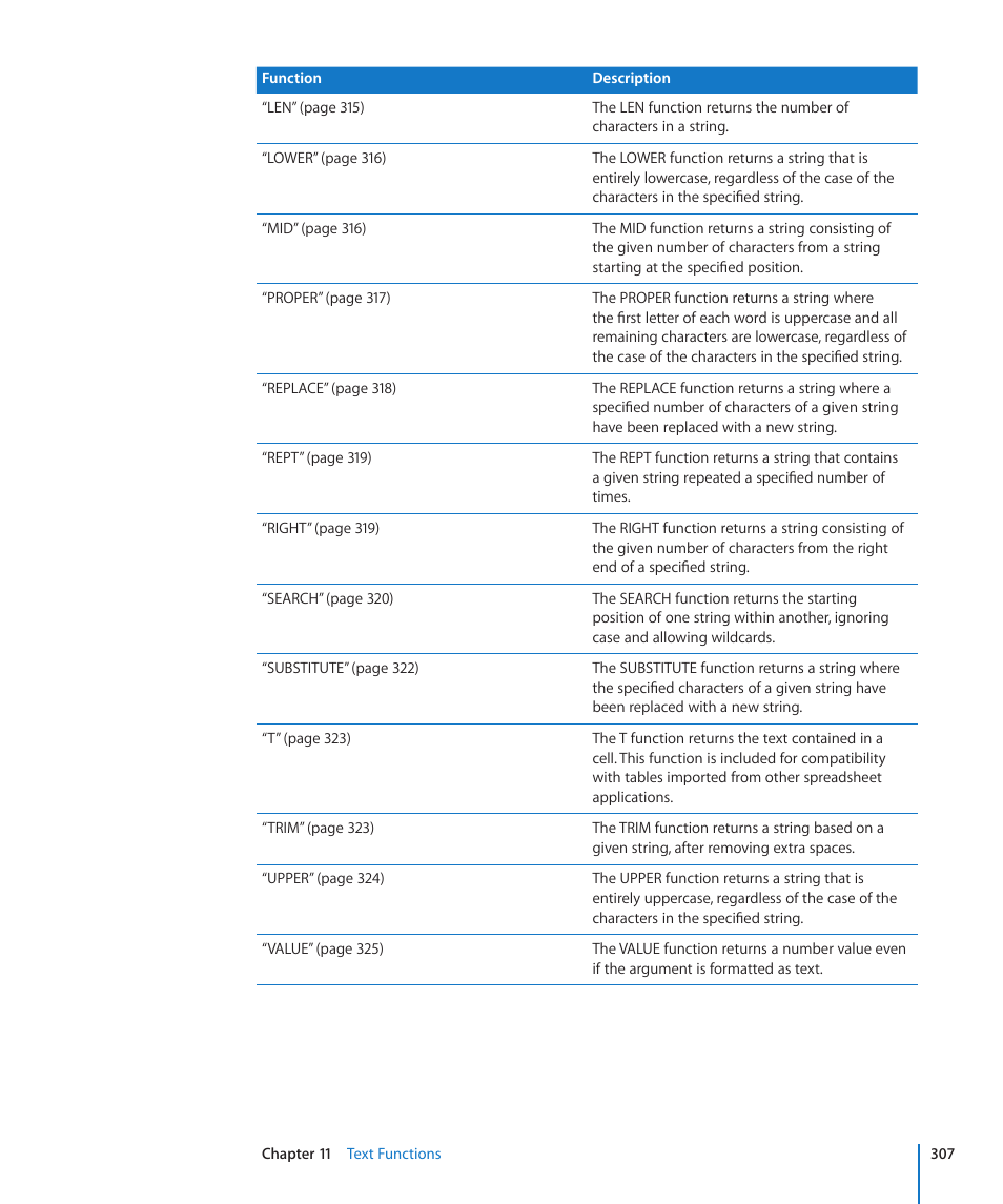Apple iWork '09 User Manual | Page 307 / 372