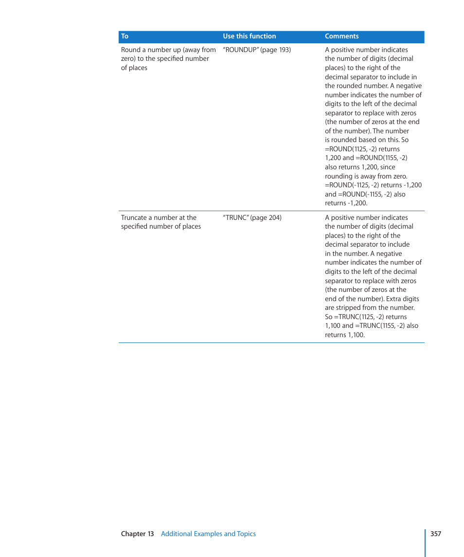 Apple iWork '09 User Manual | Page 357 / 372
