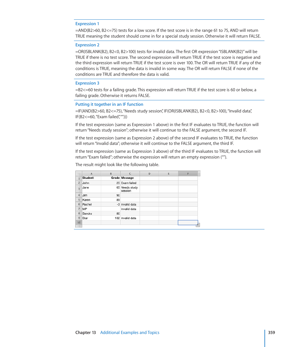 Apple iWork '09 User Manual | Page 359 / 372